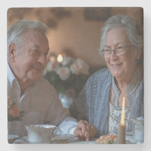 Jubiläumsfoto anpassen steinuntersetzer