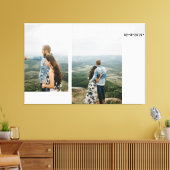 Jubiläumsfoto Collage Leinwanddruck (Insitu (Wohnzimmer))