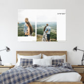 Jubiläumsfoto Collage Leinwanddruck (Insitu (Schlafzimmer))