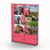 Jubiläumsfoto Collage Pink Fotoblock (Rechts)