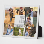 Jubiläumsfoto Collage Sie sind die One Gray Fotoplatte (Seite)