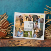 Jubiläumsfoto Collage Sie sind die One Gray Fotoplatte (Seite)