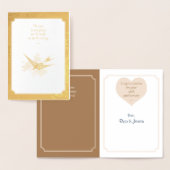 Jubiläumsfoto-Karte Folienkarte (Anzeige)