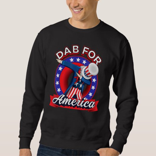 Jubiläumsfrauen betäuben Uncle Sam 4. Juli Männer Sweatshirt (Vorderseite)