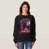 Jubiläumsfrauen betäuben Uncle Sam 4. Juli Männer Sweatshirt (Vorne ganz)