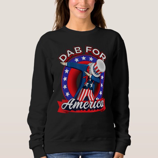 Jubiläumsfrauen betäuben Uncle Sam 4. Juli Männer Sweatshirt (Vorderseite)
