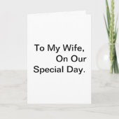 Jubiläumsgedicht Karte (Vorderseite)