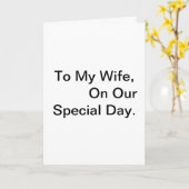 Jubiläumsgedicht Karte (Gelbe Blume)