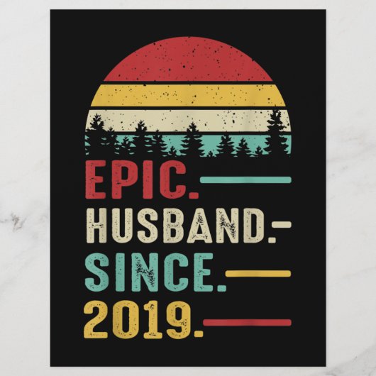 Jubiläumsgeschenk für Ihm epischen Ehemann Flyer (Vorne)