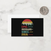 Jubiläumsgeschenk für Ihm epischen Ehemann Mitteilungskarte (Vorderseite/Rückseite Beispiel)