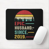Jubiläumsgeschenk für Ihm epischen Ehemann Mousepad (Mit Mouse)