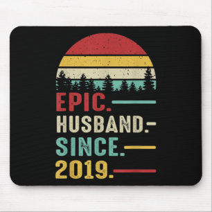 Jubiläumsgeschenk für Ihm epischen Ehemann Mousepad