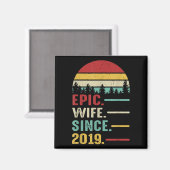 Jubiläumsgeschenk für Ihre epische Ehefrau Magnet (Vorderseite/Rückseite)