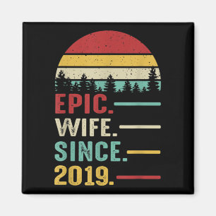 Jubiläumsgeschenk für Ihre epische Ehefrau Magnet