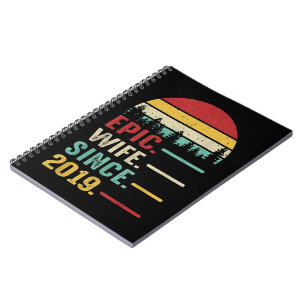 Jubiläumsgeschenk für Ihre epische Ehefrau Notizblock