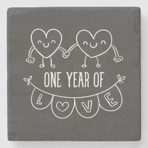 Jubiläumsgeschenk für ihren Marmorstein-Untersetze Steinuntersetzer