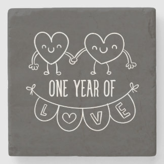 Jubiläumsgeschenk für ihren Marmorstein-Untersetze Steinuntersetzer