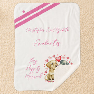 Jubiläumsgeschenk für niedliche Ehefrau Sherpadecke