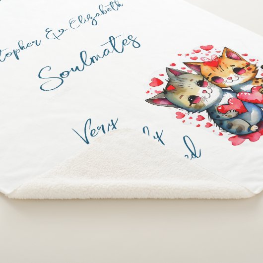 Jubiläumsgeschenk für niedliche Katzen Sherpadecke (3/4)
