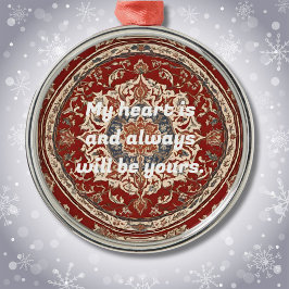 Jubiläumsgeschenke für Freundin Persian Tiles Ornament Aus Metall