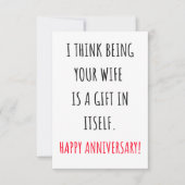 Jubiläumsgeschenke & Karten für Ehemänner (Vorderseite)