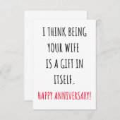 Jubiläumsgeschenke & Karten für Ehemänner (Vorne/Hinten)