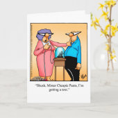 Jubiläumsgruss Spaß Grußkarte Karte (Gelbe Blume)