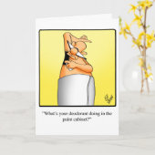 Jubiläumsgrusskarte des Spaßes Karte (Gelbe Blume)