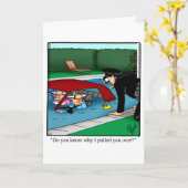 Jubiläumsgrusskarte des Spaßes Karte (Gelbe Blume)