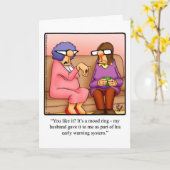 Jubiläumsgrusskarte des Spaßes Karte (Gelbe Blume)