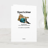 Jubiläumsgrüßkarte für Spaß Karte (Rückseite)