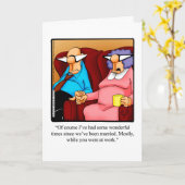 Jubiläumsgrüßkarte für Spaß Karte (Gelbe Blume)