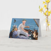 Jubiläumsgrusskarte für ungecharterte Gewässer Karte (Gelbe Blume)