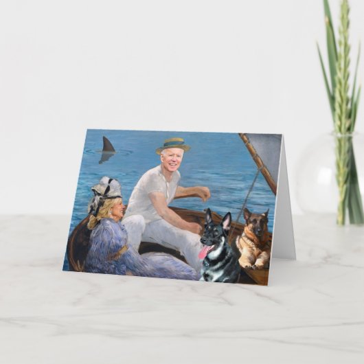 Jubiläumsgrusskarte für ungecharterte Gewässer Karte (Vorderseite)