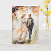 Jubiläumsgrüßkarte Karte (Gelbe Blume)