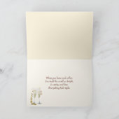 Jubiläumsherz und Unendlichkeitssymbol Karte (Innenseite)