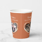 Jubiläumsherzen von Kupfer - Fotos Pappbecher (Rechts)