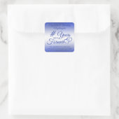 Jubiläumsjahr in FEIER Quadratischer Aufkleber (Tasche)