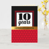 Jubiläumsjahr Karte (Gelbe Blume)