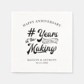 Jubiläumsjahre in den kommenden Jahren Serviette (Vorderseite)