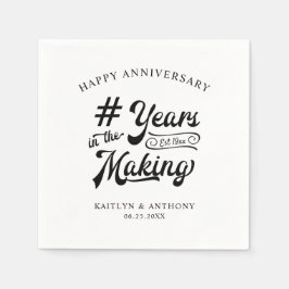 Jubiläumsjahre in den kommenden Jahren Serviette