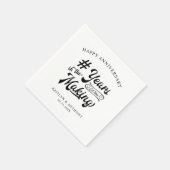 Jubiläumsjahre in den kommenden Jahren Serviette (Ecke)