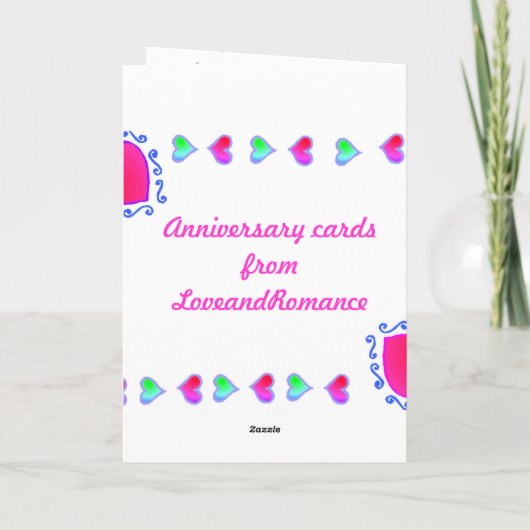 Jubiläumskarte 1 karte (Rückseite)