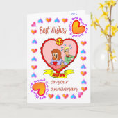 Jubiläumskarte 40 Rubin Karte (Gelbe Blume)