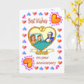 Jubiläumskarte - 7. Kupfer Karte (Gelbe Blume)