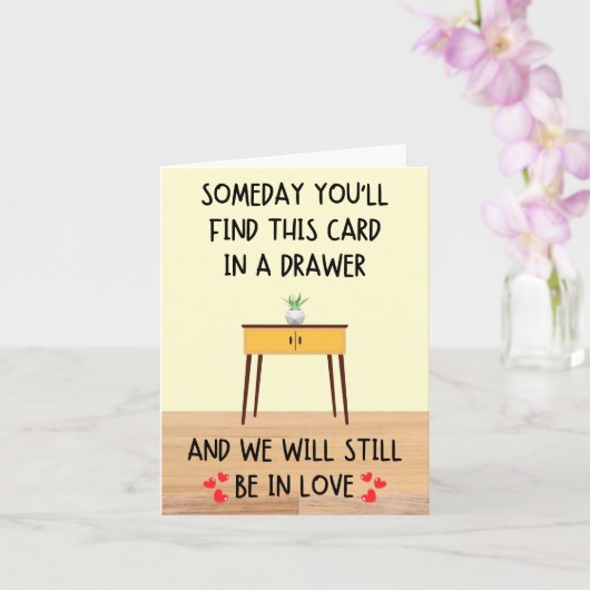 Jubiläumskarte der Liebe Karte (Orchidee)