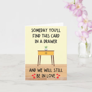 Jubiläumskarte der Liebe Karte