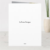 Jubiläumskarte des religiösen Schwarzen Pastors Karte (Rückseite)