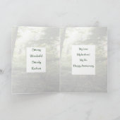 Jubiläumskarte - Ehemann Karte (Innenseite)