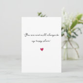 Jubiläumskarte Feiertagskarte (Stehend Vorderseite)